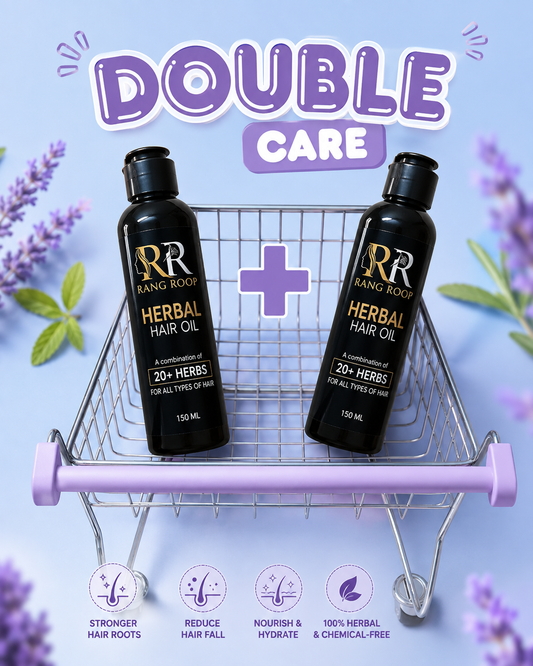 Double Trouble Deal - 2 Herbal Hair Oils
